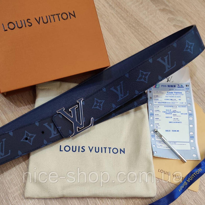 Ремінь Louis Vuitton шкіряний преміумкласу, фото 3