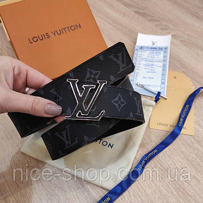 Ремінь Louis Vuitton шкіряний преміум класу, фото 3