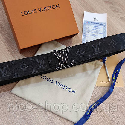 Ремінь Louis Vuitton шкіряний преміум класу, фото 4