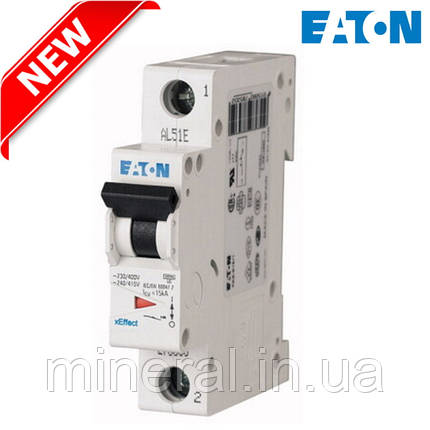 Автоматичний вимикач 1P, PL6-C4-1 / Модульний автоматичний вимикач / На DIN- рейку / Eaton (Moeller), фото 2