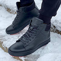 Чоловічі Шкіряні зимові черевики Emporio Armani