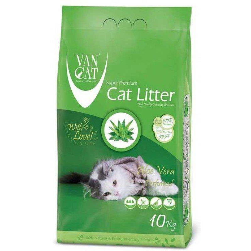 VanCat Aloe Vera Бентонітовий наповнювач, з ароматом алое вера 10 кг