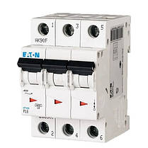 Автоматичний вимикач 3P, PL6-C20-3 / Модульний автоматичний вимикач / На DIN- рейку / Eaton (Moeller), фото 2