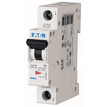 Автоматичний вимикач 1P, PL6-C20-1 / Модульний автоматичний вимикач / На DIN- рейку / Eaton (Moeller), фото 2