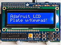 Adafruit I2C 16x2 LCD дисплей з клавіатурою для Raspberry Pi