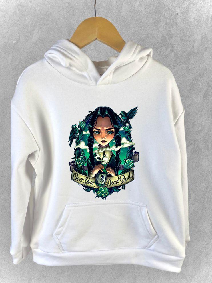 Толстовки "Венздей Over your dead body" 134-XL, фото 1