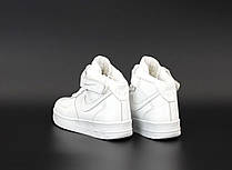 Чоловічі кросівки Nike Air Force 1 Mid Triple White (с мехом) DD9625-100, фото 5