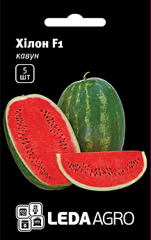 Кавун Хілон F1, кавун тип Крімсон Світ, 5 шт (Leda Agro)