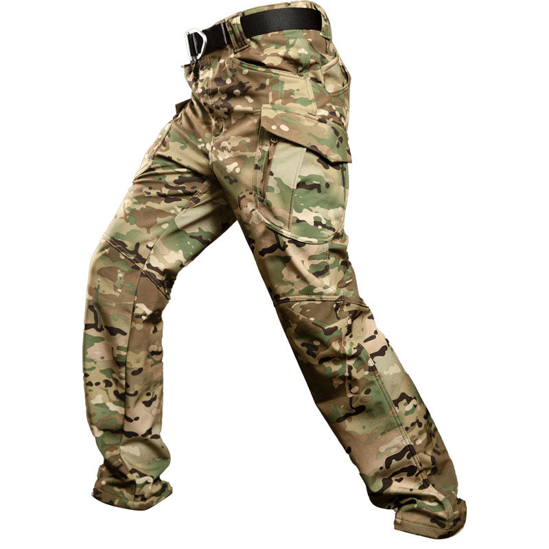 Тактичні штани S.archon X9JRK Camouflage CP XL чоловічі Soft shell теплі 96 шт.
