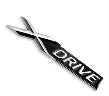 Шильдик емблема на крило Xdrive BMW BMW E53 E70 F15 G05 X3 X4 X5 X6 X7 колір хром, фото 1