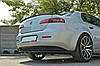 Дифузор Alfa Romeo 159 тюнінг обвіс спідниця елерон (V2), фото 3