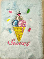 Блокнот хутряний "Морозиво" А5 80 арк