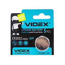 Батарейка-таблетки VIDEX СR2032 3V Lithium 1 шт.