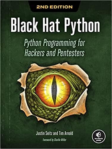 Black Hat Python. Python Programming for Hackers and Pentesters. Justin Seitz