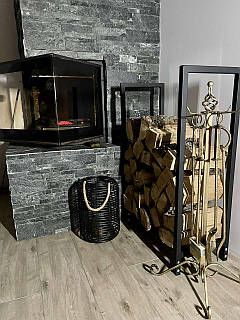 Дровниця для зберігання дров металева 700*300*900 Kompred OL466/3