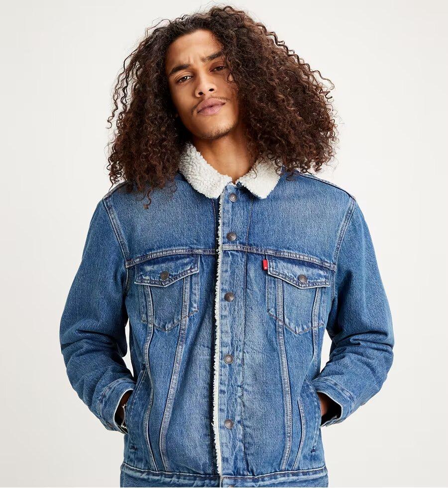 Чоловіча джинсова куртка Levi's утеплена оригінал, фото 1