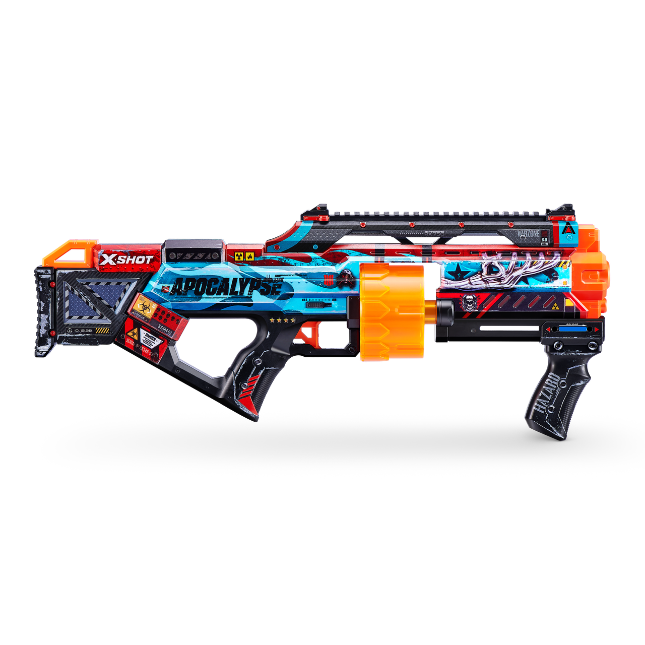 Скорострельный Бластер X-SHOT Skins Last Stand Apocalypse (16 Патронов ...