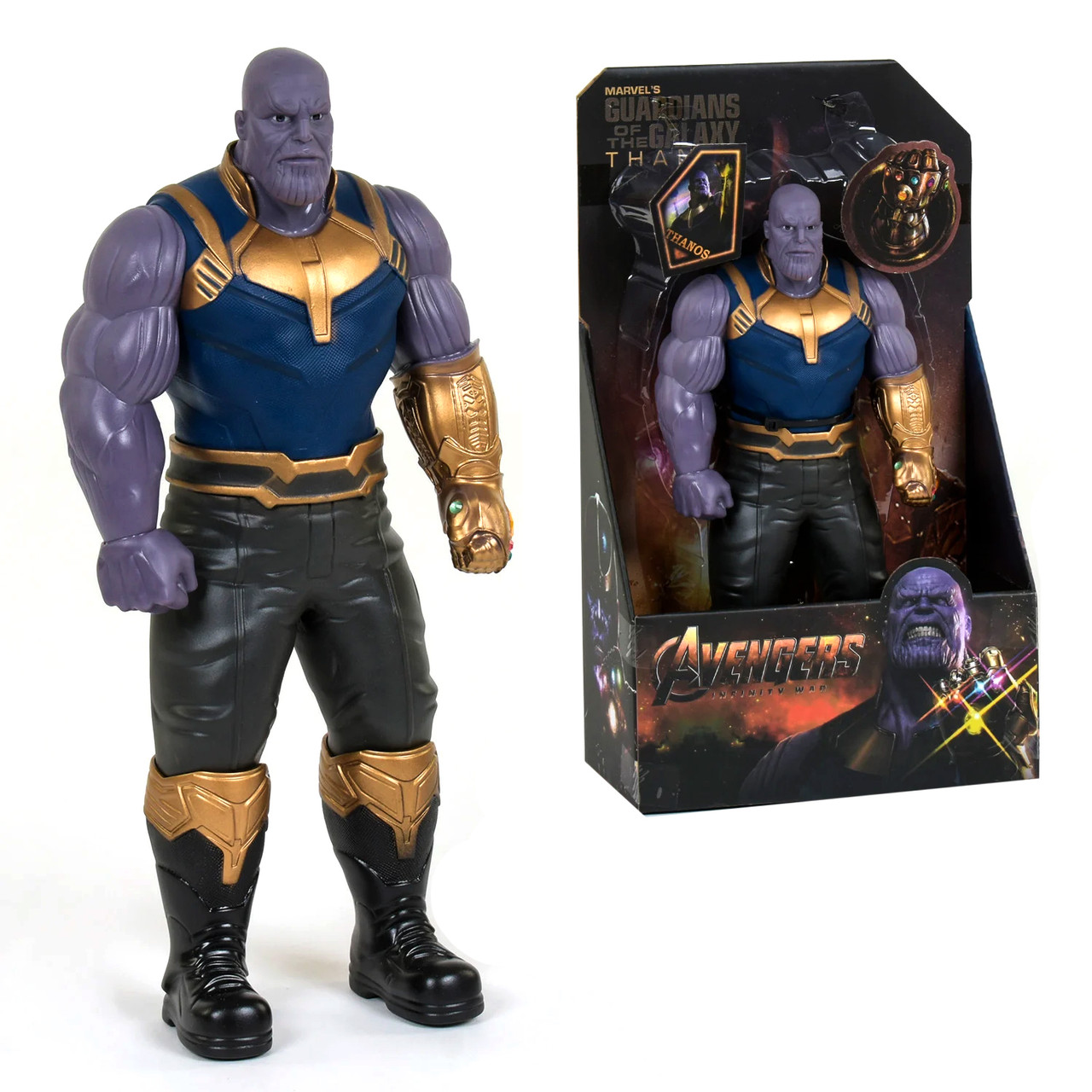 Фигурка Героя Марвел Танос (32см, Подвижные Руки, в Коробке) 3334 В ...