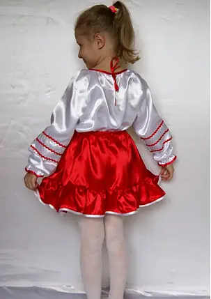 Дитячий народний національний костюм на ранок для дівчинки 3-6 років, фото 2