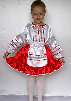 Дитячий народний національний костюм на ранок для дівчинки 3-6 років, фото 2