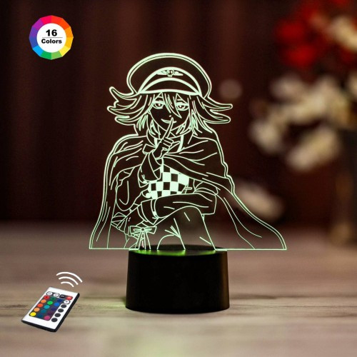 3D нічник "Кокічі Ома 2" (ВОЛІЧНЕ ЗОБРАЖЕННЯ)+ пульт ДК + мережевий адаптер + батарейки (3ААА)  3DTOYSLAMP, фото 1