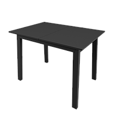 Стіл обідній Браво Neman, колір чорний стільниця + ноги чорні, фото 3