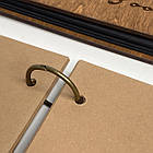 Крафтбук "Куля" зі світлою обкладинкою та бежевими сторінками, фото 5