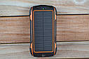УМБ-павербанк SolarTank-20000 mAh солнечные панели 6 шт кемпинговый фонарь водонепроницаемый, фото 6