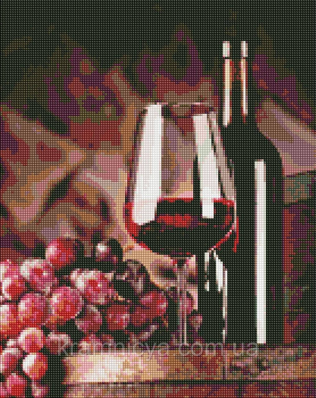 Алмазна мозаїка Витончений смак, 40х50 Ідейка (AMO7392)