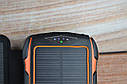 УМБ-павербанк SolarTank-20000 mAh сонячні панелі 4 шт кемпінговий ліхтар водонепроникний, фото 8