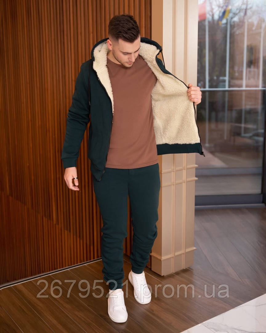 Чоловічий теплий спортивний костюм двійка