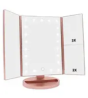 Дзеркало для макіяжу з підсвічуванням Superstar Magnifying Mirror 22 LED, фото 3