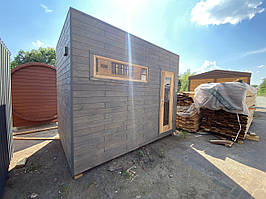 Модульна лазня 2.3x3м від виробника Thermowood Production
