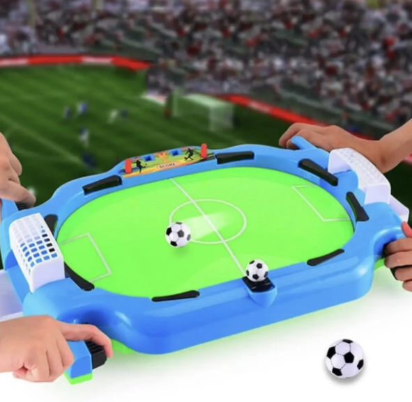 Детский настольный футбол отличный подарок на НГ, мини-футбол с функцией флиппер для ребенка, GP1 - фото 4 - id-p1725424689