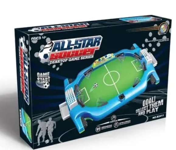 Детский настольный футбол отличный подарок на НГ, мини-футбол с функцией флиппер для ребенка, GP1 - фото 5 - id-p1725424689