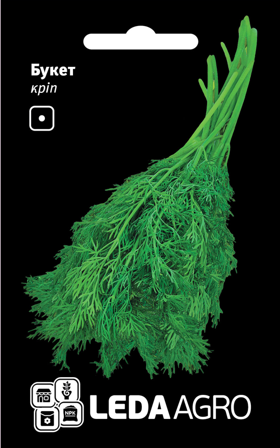 Кріп Букет 10 г Leda Agro Пряно-смакові рослини Насіння (Кріп Букет Пряно-смакові рослини Насіння), фото 1