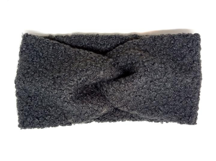 Пов'язка тепла на голову графіт, фото 1