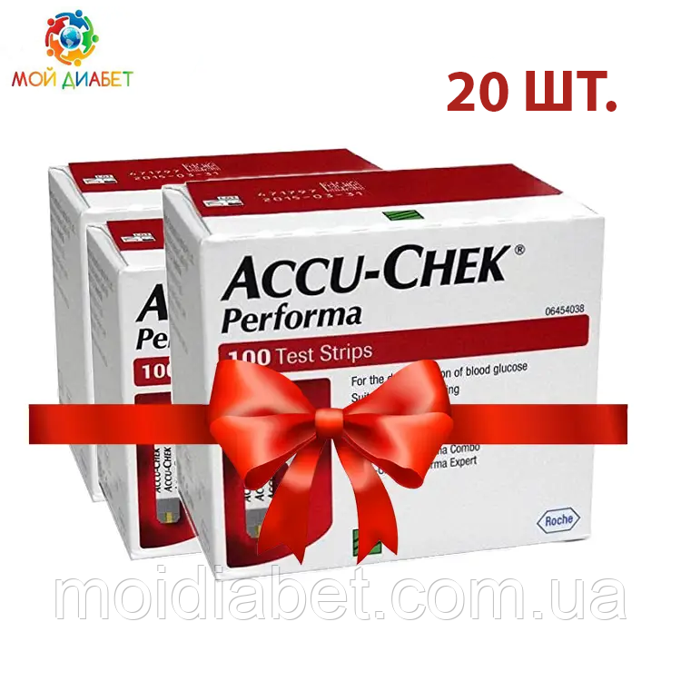 Тест-смужки Accu-Chek Performa 100 шт. 20 упаковок