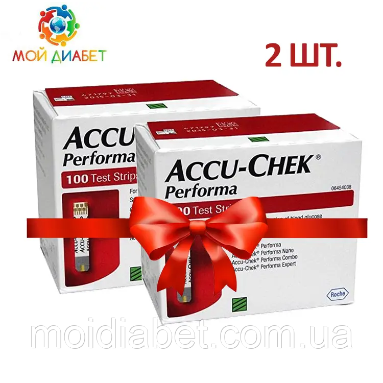 Тест-смужки Accu-Chek Performa 100 шт. 2 упаковки