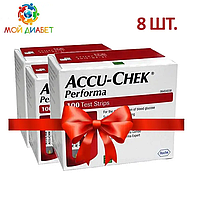 Тест-полоски Accu-Chek Performa 100 шт. 8 упаковок
