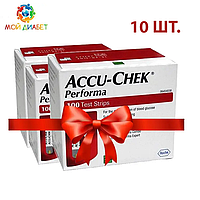 Тест-полоски Accu-Chek Performa 100 шт. 10 упаковок