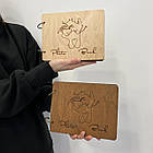 Крафтбук "Пара" зі світлою обкладинкою та коричневими сторінками, фото 9