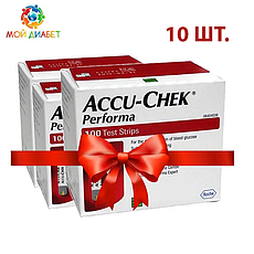 Тест-смужки Accu-Chek Performa/1000 штук (по 100 шт.)