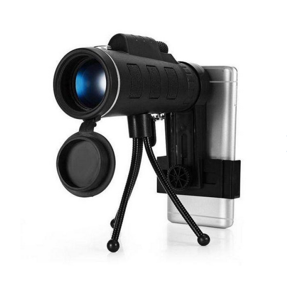 Монокуляр монокль HLV Monocular Telescope KL-1040 з триножкою та кліпсою 40x60