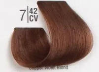 Крем-фарба для волосся Spa Master 7/42CV Мідний перламутр блонд 100 мл, фото 2