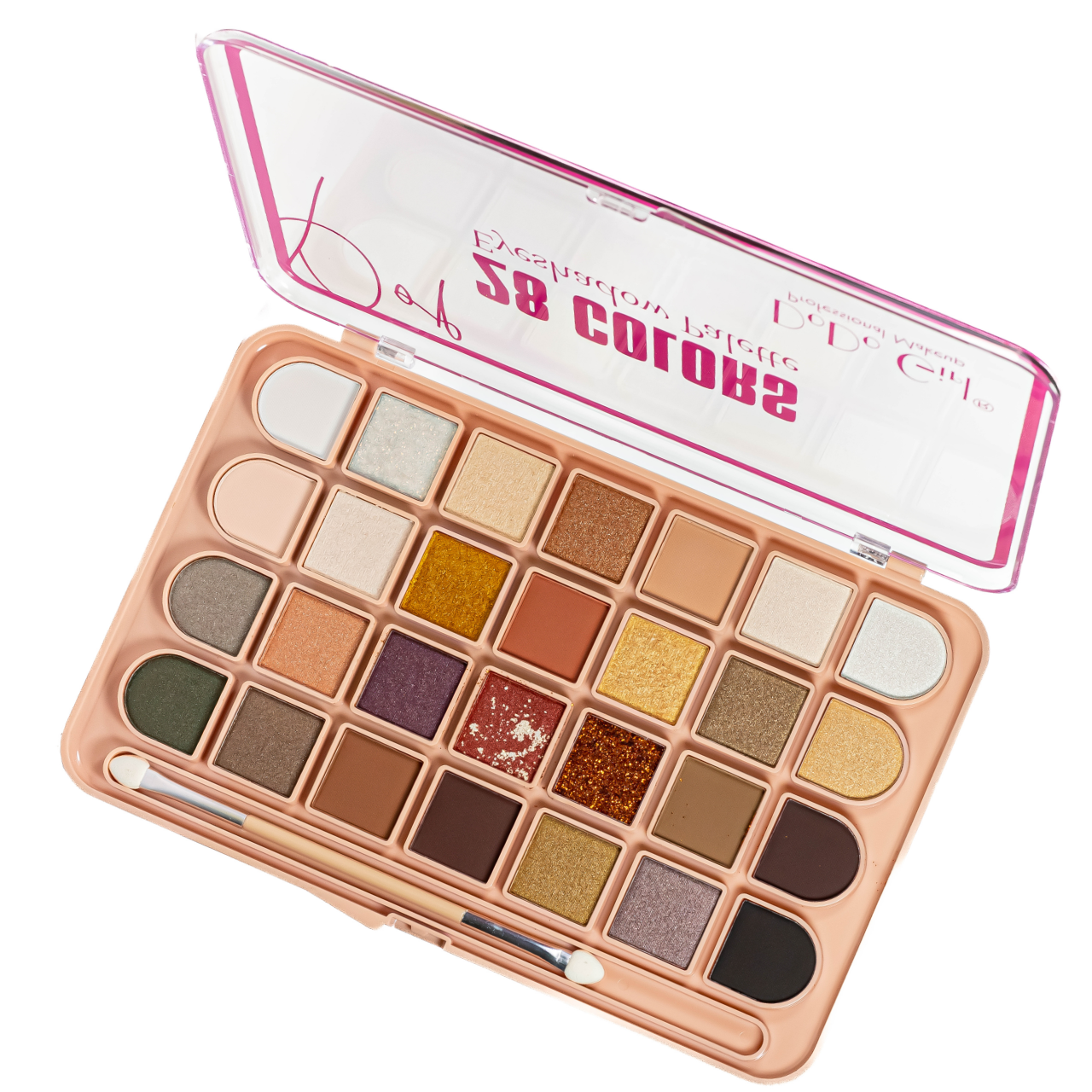 Тіні для повік DoDo Girl 28 кольорів D3175, № A, фото 1