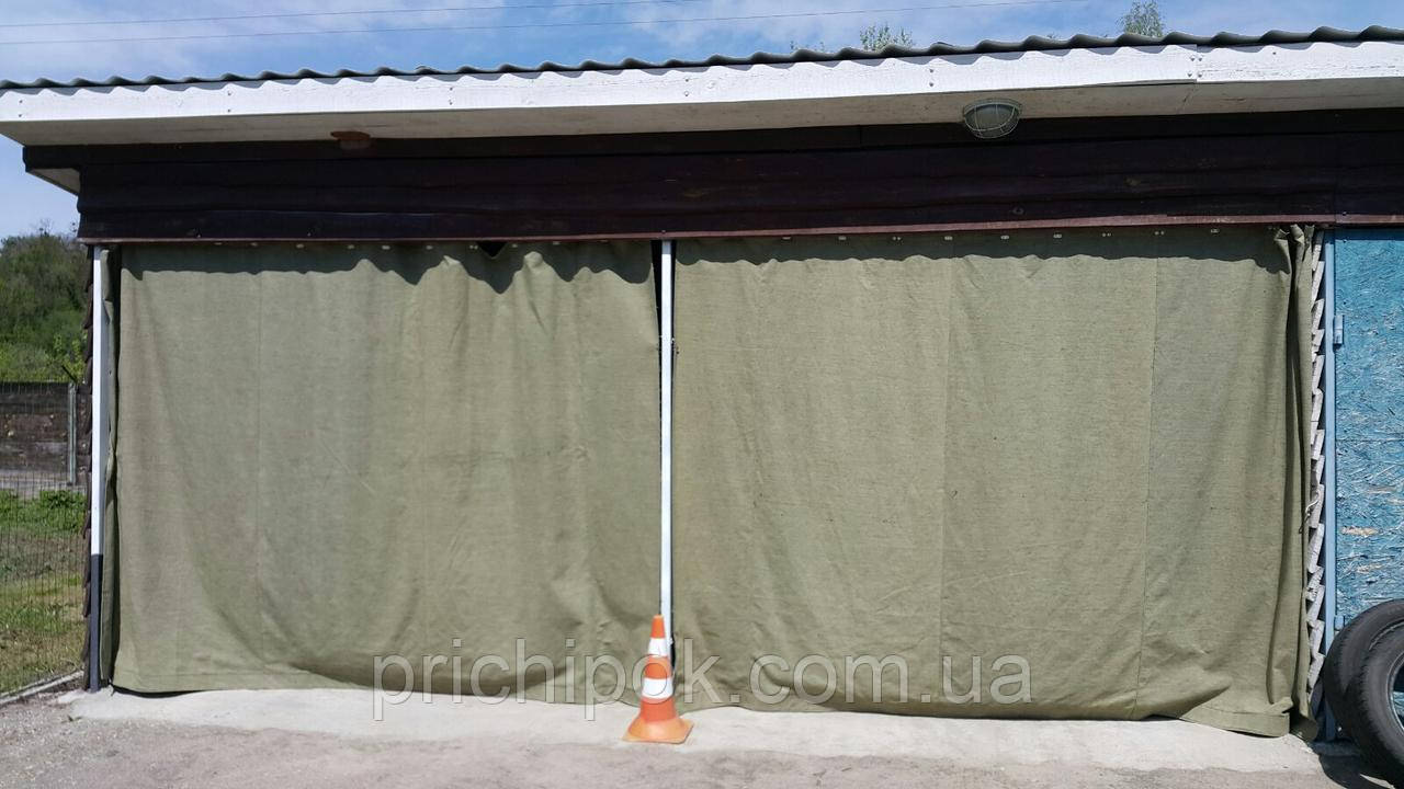 Штора брезентова в гараж ангар на замовлення
