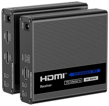 Подовжувач HDMI 2.0 4K по крученій парі Lenkeng LKV676E, фото 1