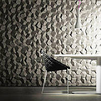 Полиуретановая форма "Гравий" для 3D панелей (0,25 м²) из гипса и бетона; 550*460*50 мм