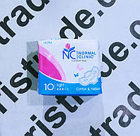 Прокладки Normal Clinic Ultra Cotton&Velvet Light 240 мм. 3 кап./10 шт. NCF04B № 302864